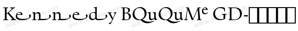 Kennedy Book GD字体转换